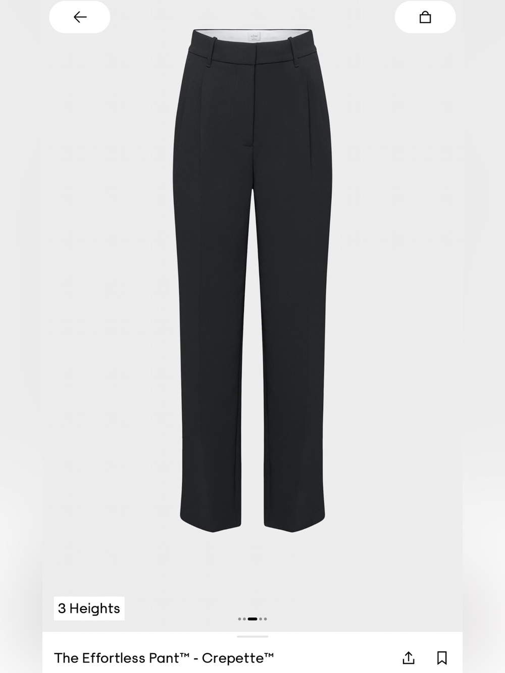 The Effortless Pant™ - Crepette™ in Black